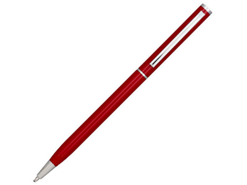 Изображение Ручка металлическая шариковая Slim красная