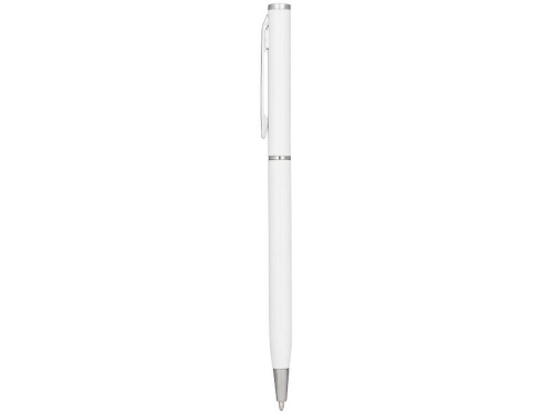 Изображение Ручка металлическая шариковая Slim белая
