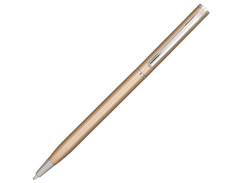 Изображение Ручка металлическая шариковая Slim кремовая