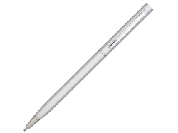 Ручка металлическая шариковая Slim серебристая