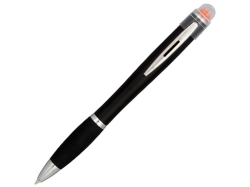 Ручка-стилус шариковая Nash черно-серебристая