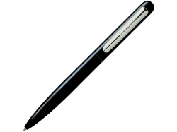 Ручка шариковая Techno серебристо-черная