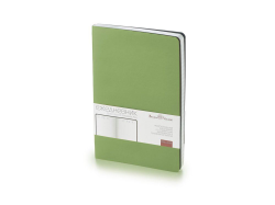 Ежедневник недатированный А5 Megapolis Flex soft-touch зеленый