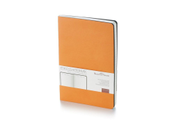 Ежедневник недатированный А5 Megapolis Flex soft-touch оранжевый