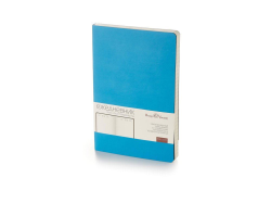 Ежедневник недатированный А5 Megapolis Flex soft-touch светло-синий