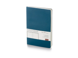 Ежедневник недатированный А5 Megapolis Flex soft-touch темно-синий