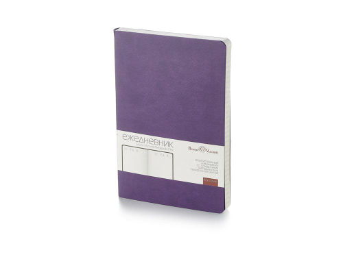 Изображение Ежедневник недатированный А5 Megapolis Flex soft-touch фиолетовый