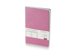 Ежедневник недатированный А5 Megapolis Flex soft-touch розовый