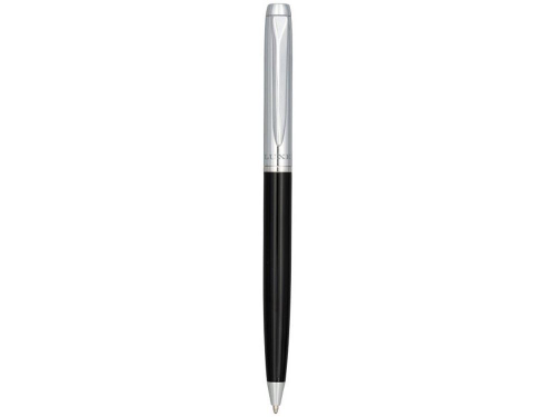 Изображение Ручка металлическая шариковая Cepheus серебристая, чернила черные