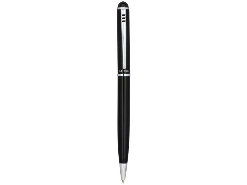 Изображение Ручка металлическая шариковая черная, чернила черные