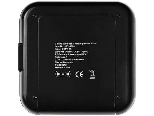 Изображение Портативное зарядное устройство-подставка для смартфона Catena черное