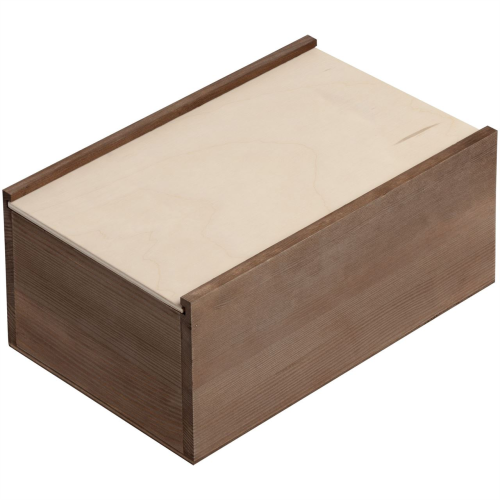 Изображение Деревянный ящик Boxy, малый, тонированный