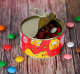 Изображение Шоколадное драже в консервной банке "Наших вкусных конфет" котик