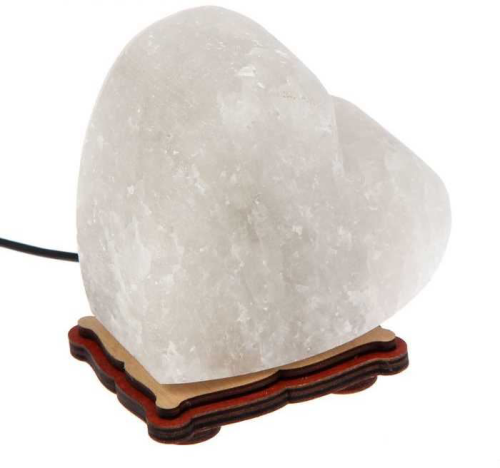Изображение Соляной светильник сердце от USB "Радуга"
