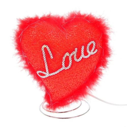 Изображение Светильник сердце "Love" красный