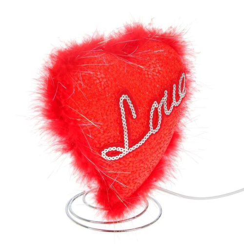 Изображение Светильник сердце "Love" красный