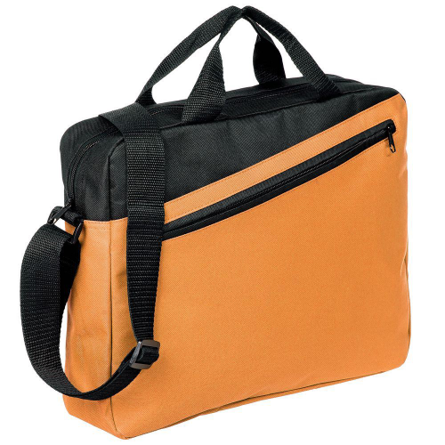 Изображение Конференц-сумка Unit Diagonal, оранжево-черная