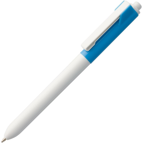 Изображение Ручка шариковая Hint Special, белая с голубым
