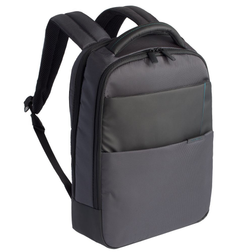 Изображение Рюкзак для ноутбука Qibyte Laptop Backpack, темно-серый с черными вставками