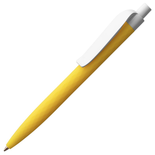Изображение Ручка шариковая Prodir QS01 PMP-P, желтая с белым