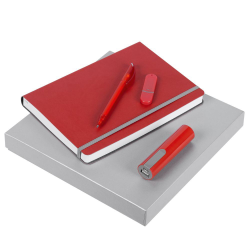 Набор Vivid Maxi: ежедневник, ручка, аккумулятор и флешка на 8 Гб