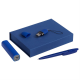 Изображение Набор Bond: аккумулятор, флешка и ручка, синий