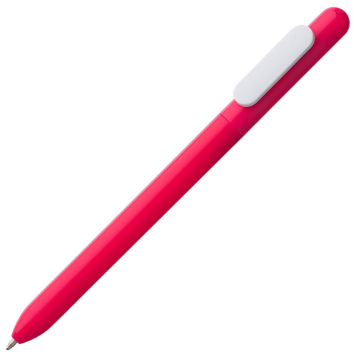 Изображение Ручка шариковая Slider, розовая с белым
