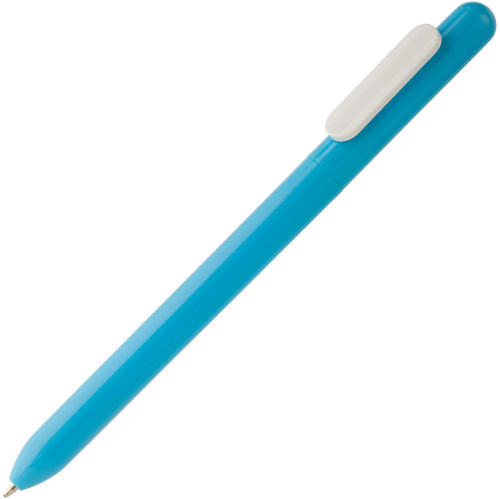 Изображение Ручка шариковая Slider, голубая с белым