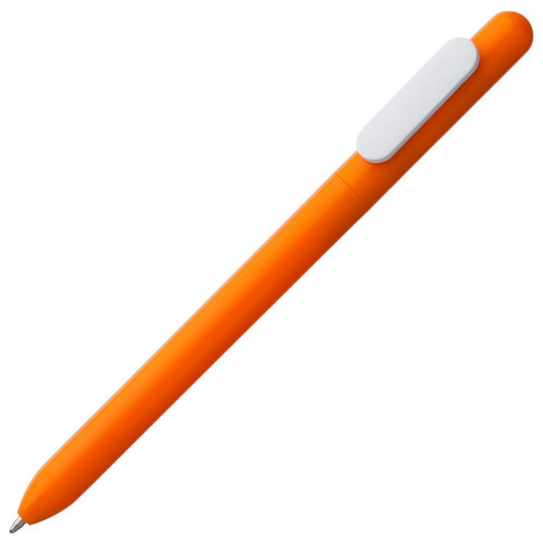 Изображение Ручка шариковая Slider, оранжевая с белым