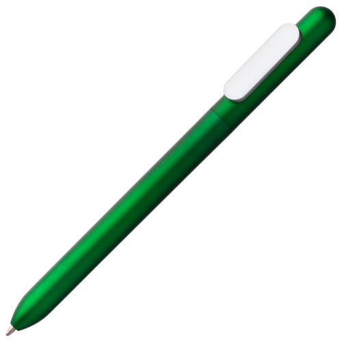 Изображение Ручка шариковая Slider Silver, зеленая