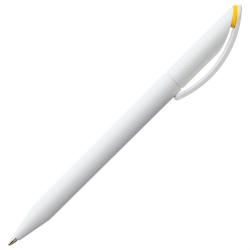 Ручка шариковая Prodir DS3 TMM-X, белая с желтым
