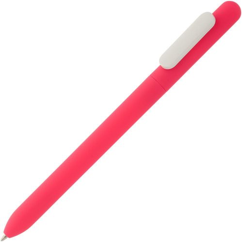 Изображение Ручка шариковая Slider Soft Touch, розовая с белым