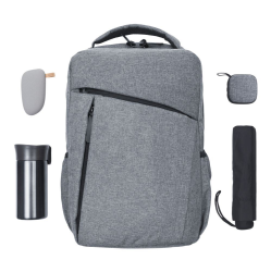 Набор City Nightfall: рюкзак, термостакан, зонт, аккумулятор и колонка
