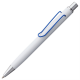 Изображение Ручка шариковая Clamp, белая с синим