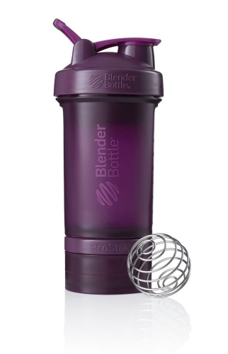Изображение Спортивный шейкер с контейнером ProStak, фиолетовый (сливовый)