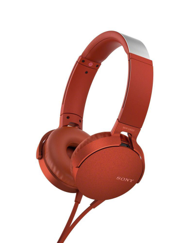 Изображение Наушники Sony XB-550, красные