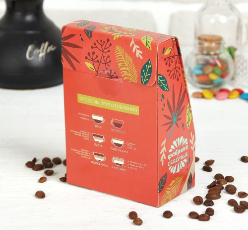 Изображение Кофе молотый в коробке "Со вкусом моей любви", 100 г