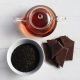 Изображение Набор чай чёрный 50 г и шоколад "С 8 Марта", пионы