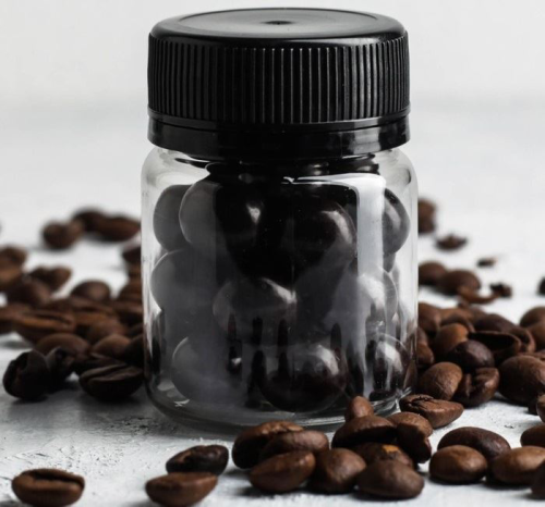 Изображение Кофейные зёрна в шоколаде в банке "Зёрна любви"