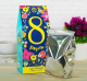 Изображение Чай чёрный 100 г с лимоном и мятой "8 Марта", синий с желтым