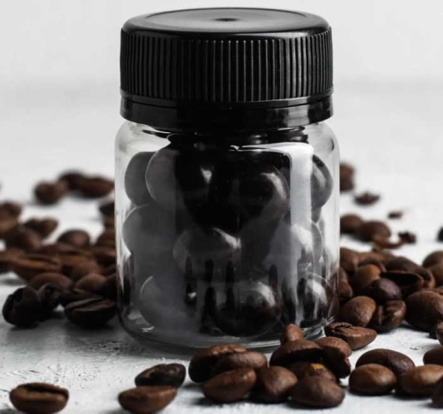 Изображение Кофейные зёрна в шоколаде в банке "С 8 Марта" кот