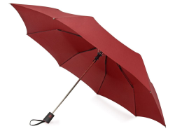Зонт складной «Irvine» с защитой от ветра , бордовый
