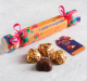 Изображение Шоколадные конфеты в упаковке-конфете "С днем рождения", 57 г