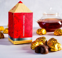 Шоколадные конфеты "Любимому учителю", 200 г