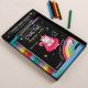 Изображение Набор скетчбук, планшет и цветные карандаши 6 шт "Волшебный единорог"