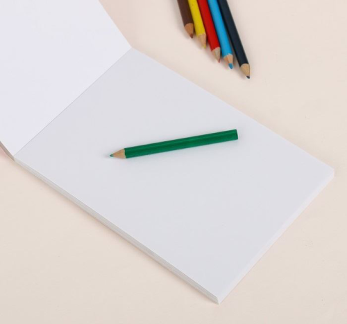 Изображение Набор скетчбук, планшет и цветные карандаши 6 шт "Волшебный единорог"