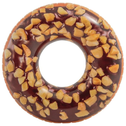 Круг для плавания Пончик, шоколадный, 114 см, от 9+