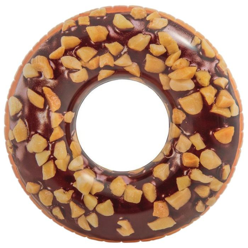 Изображение Круг для плавания Пончик, шоколадный, 114 см, от 9+