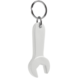 Брелок для ключей Wrench (гаечный ключ), белый