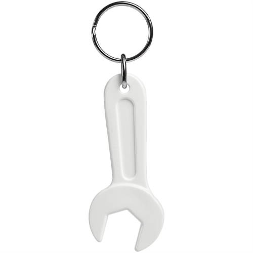 Изображение Брелок для ключей Wrench (гаечный ключ), белый